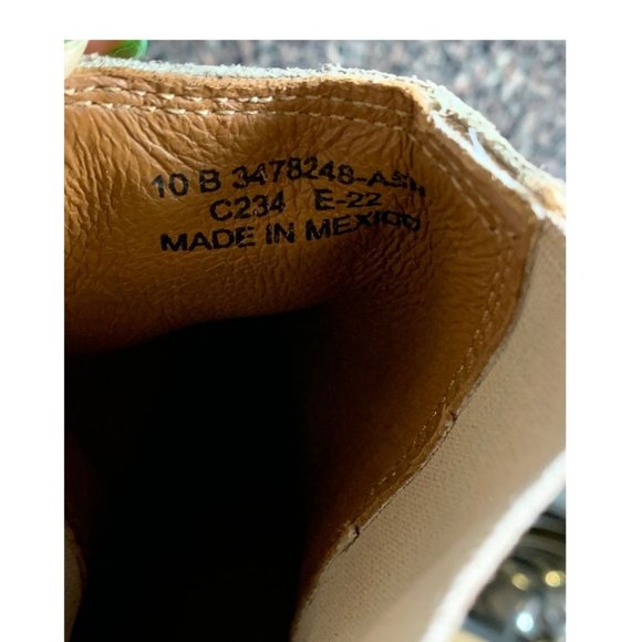 Fyre Carly Leather Zip Chelsea Booties | Color ASH | Size 10 | NEW - Picture 9 of 9